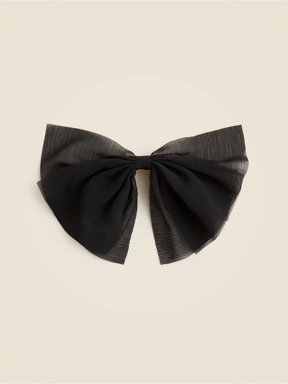 J. Crew Sheer bow hair clip
